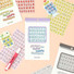 Ddung Phabet Transparent Line Alphabet Sticker Set